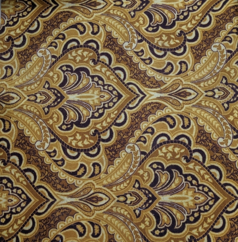 CHROMOJET DAMAS GOLD PRINT CARPET