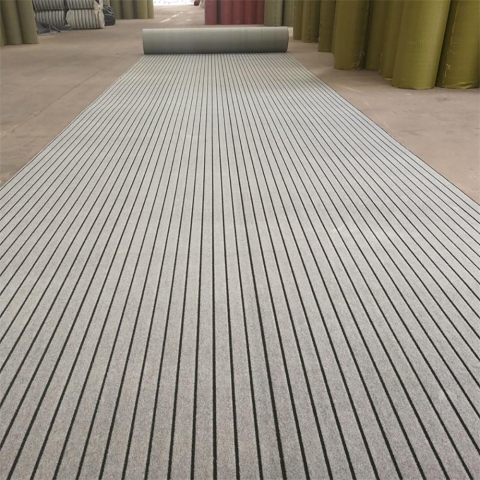 STRIPE RUNNER CARPET (WHITE BLACK)